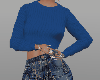 Sweater with slits