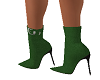 Sexy Tweed Green Boots