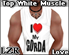 Top White Love My Gorda