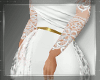 WHITE LACE PARTY GOWN