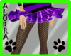 [Alo](purp) Plaid Skirt
