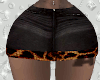 black jean cheetah skirt
