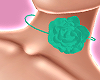 Emerald Rose Choker