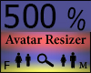 Any Avatar Size,500%