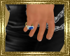 LD~Blue Diamond Ring