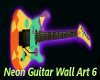 Neon Guitar Wall Art 6