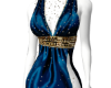 Blue  holiday gown