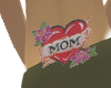 mom heart tat lower back