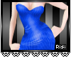 R! Mini Dress - Blue