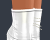 D- White Boots