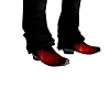 Red-Black Cowboy Boots