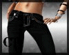 Black Denim Capri Jeans