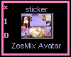 ZeeMix Avatar Sticker