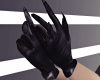 (M) Black Leather Gloves
