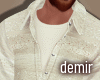 [D] Flashy beige shirt