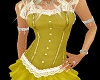 Gold/White Princess Top