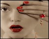 lolo) Red Lips and Nails