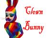 (N) Rainbow Clown Bunny