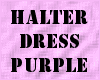 [PT] halter dress purple