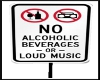 No Alcoholic Sign