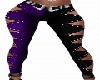 Black+Purple Pants-RL