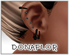 *DoNa*Black earrings