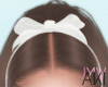 Aki Bow Headband White