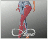 Lace Jeans RLL Raspberry