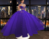 PURPLE BALL GOWN