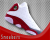 Air Jordans 13 Red white