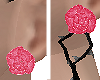 [AG] Rose Earrings2 Pink