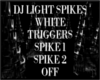[M]DJ LIGHT SPIKES-WHITE