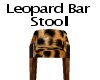 (MR) Leopard Bar Stool