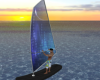 Cool Blue Surf Board