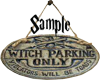 Witches parking only