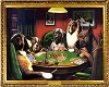 Dogs playing poker