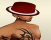 stylez men redwhite hat