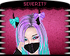 Multi Pastel Goth Skull Bow Outfit