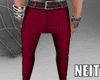 NT M Pants Valentine Red
