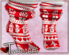 Red Xmas Socks