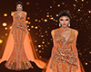 AK! Orange Valdrin Gown