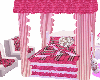 Pink Bed&Chair Set