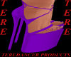 TERE PURPLE STRAP HEELS