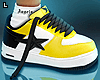 Yellow F1 Sneakers