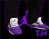 Purple fusion Jordans