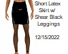 [BB] Short Latex Skirt