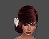 Auburn W/Silver Flower