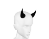 Black Glitter Horns