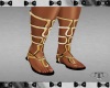 Gold Gladiator Sandals
