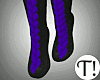 T! Halloween Socks Purp